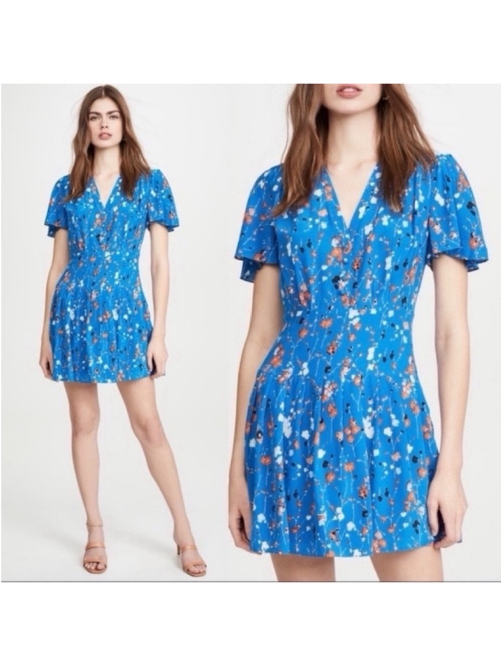 Like New Equipment Blue Lisle Dress Size 10 $450